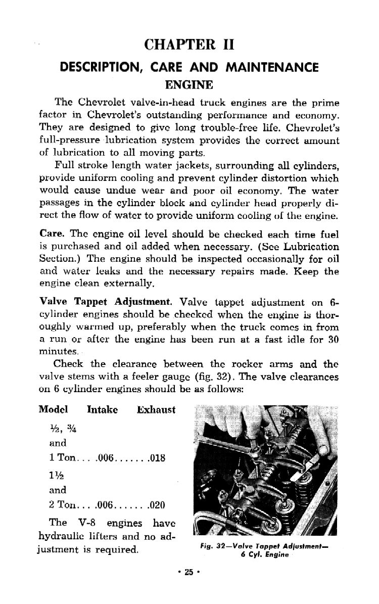 1957 Chevrolet Trucks Operators Manual Page 85